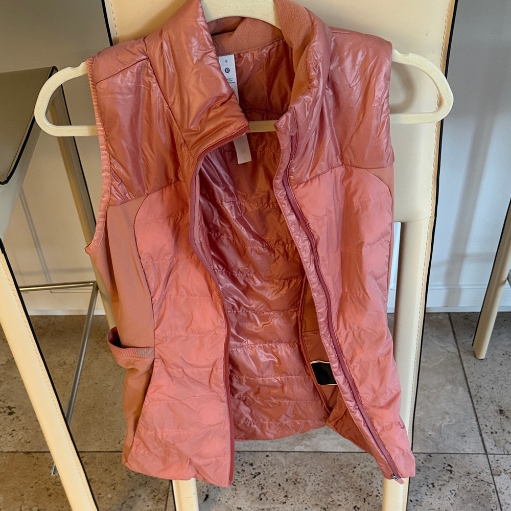 Lululemon Athletica Coral Quilted Vest